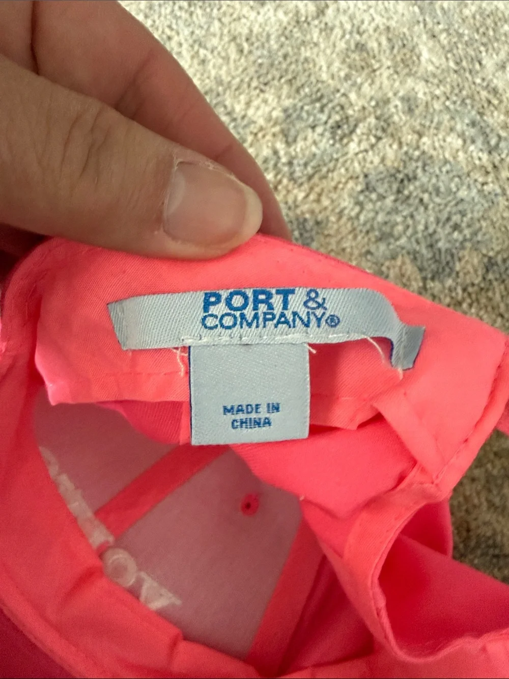 Port and Company Bright Pink VOLVO Embroidered Cap